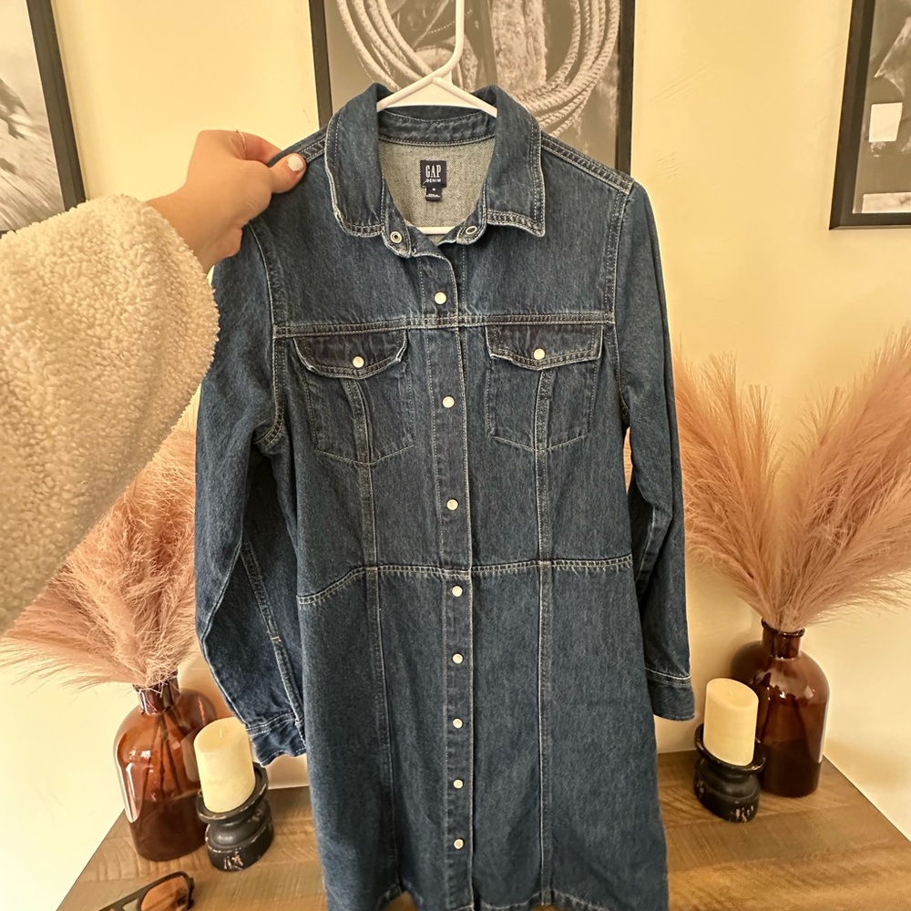 GAP Dark Blue Denim Shirt
